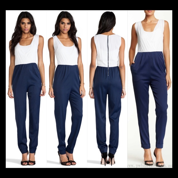New Alice + Olivia Darell crisscross wrap top sleeveless high rise crop jumpsuit